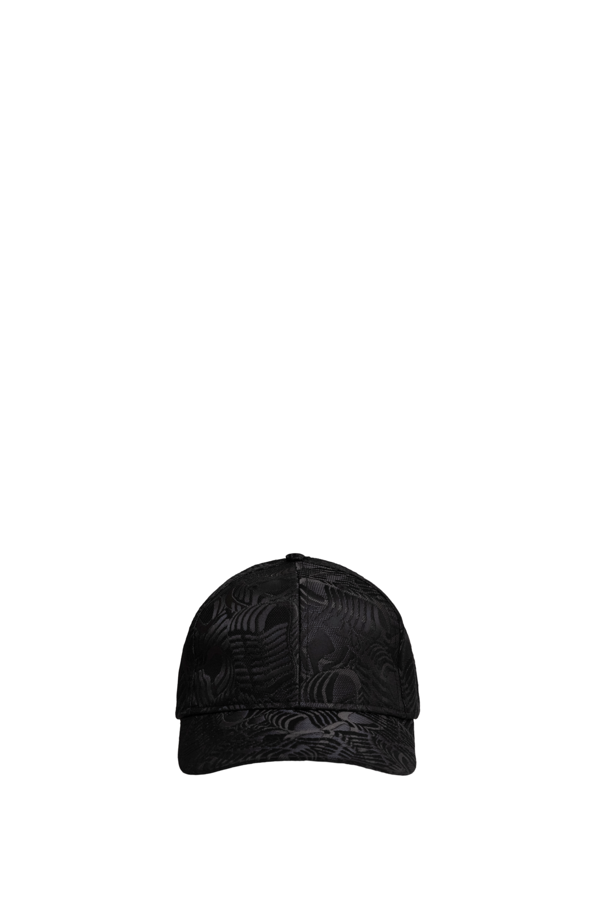 EMBLEMM Baseball Cap in black Liquid Mic Jacquard
