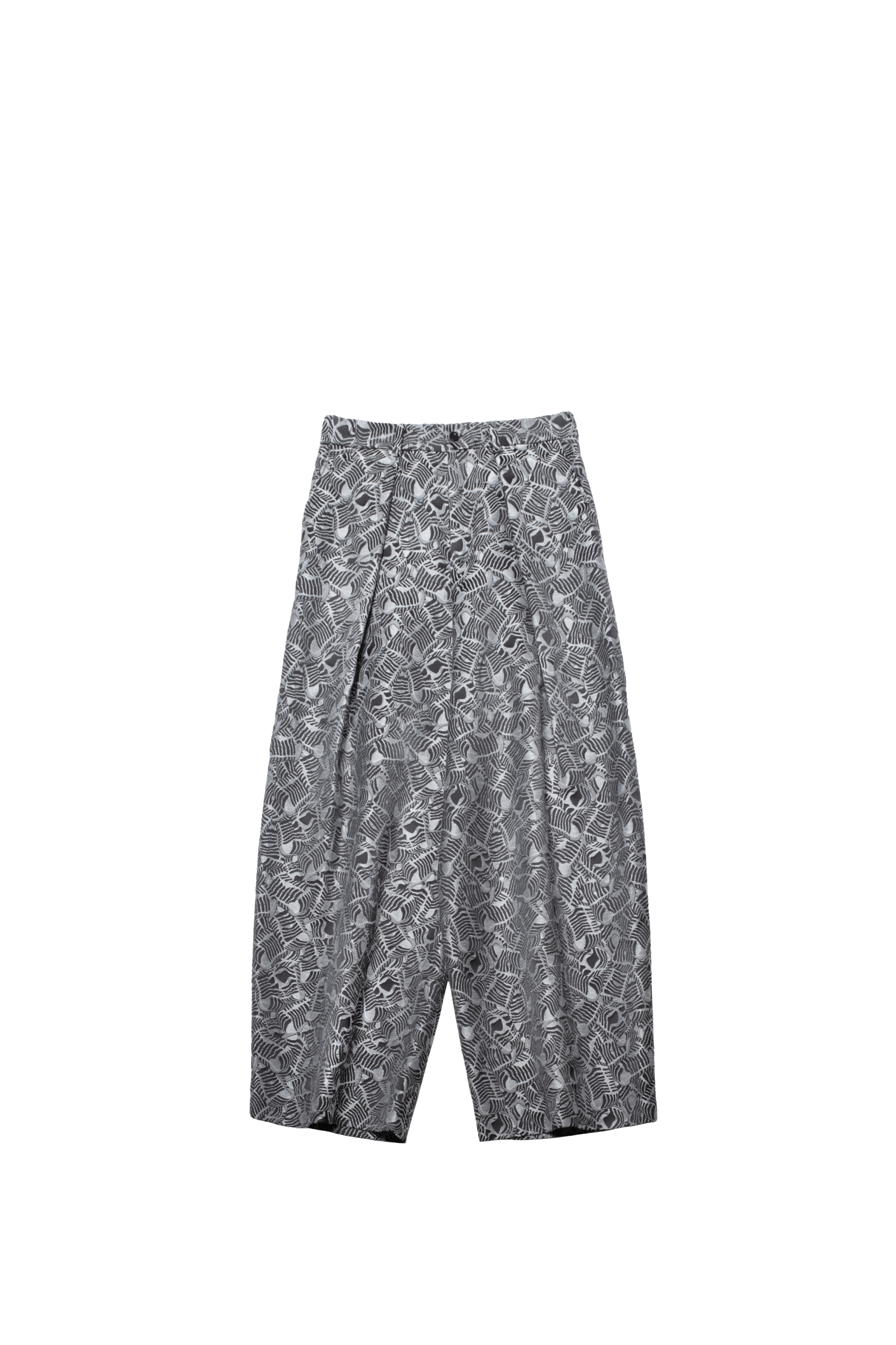 Oversize Pants in Liquid Mic Jacquard