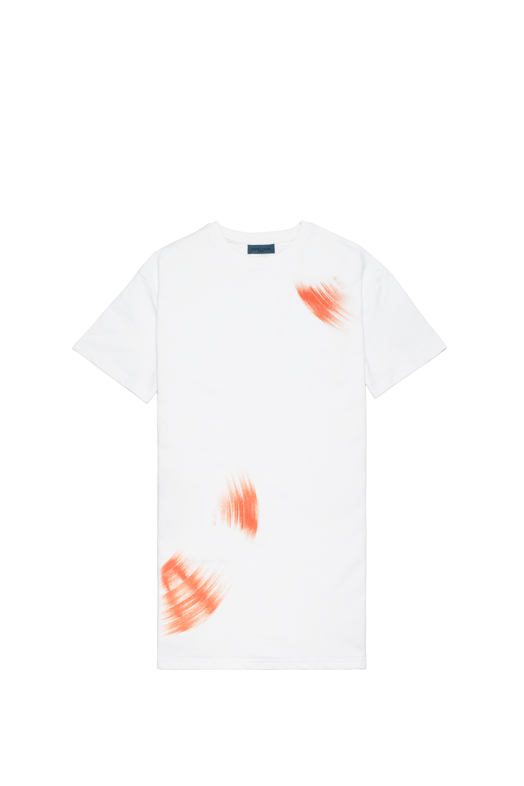 Relaxed Fit T-shirt Dress with Vinyl Print in Organic Cotton Blend