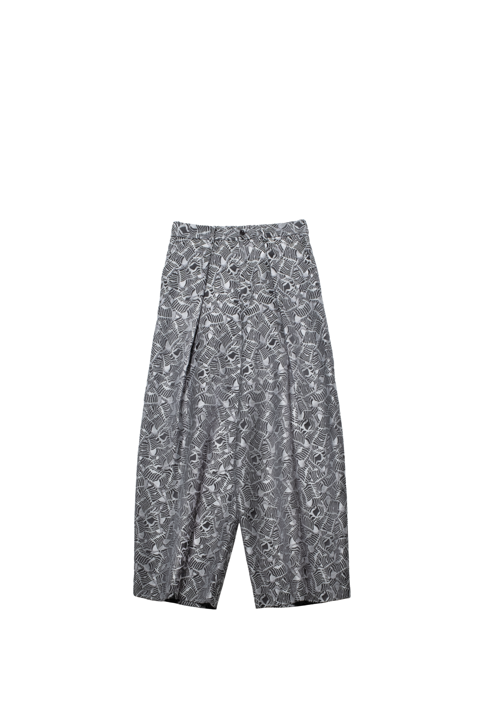 Oversize Pants in Liquid Mic Jacquard