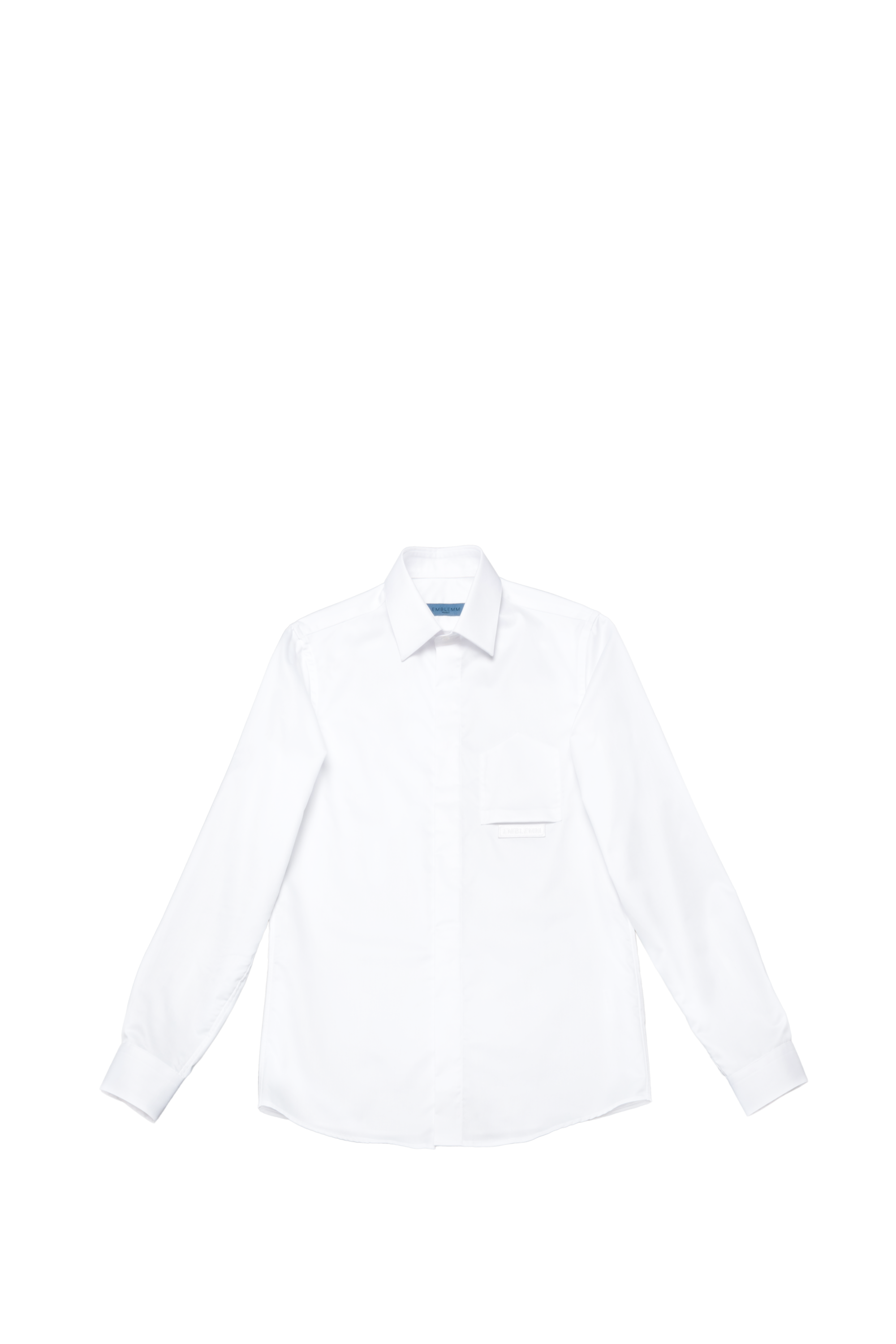 Upside Down Pocket Tailored Shirt in Cotton